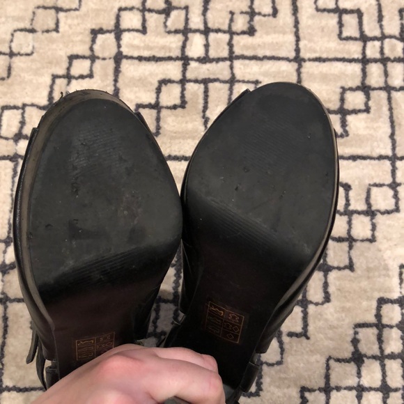 Platform open toe booties - Picture 4 of 8